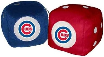 Chicago Cubs Fuzzy Dice