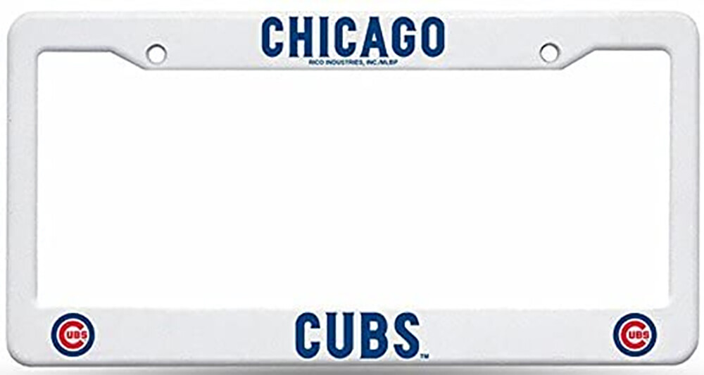 Chicago Cubs Small Logo Chrome License Plate Frame