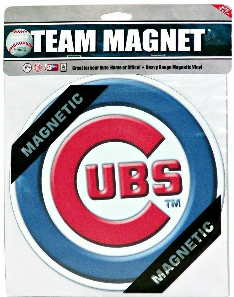 Cubs 8&quot; Bullseye Magnet