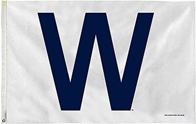 Chicago Cubs W 3 foot x 5 foot Flag
