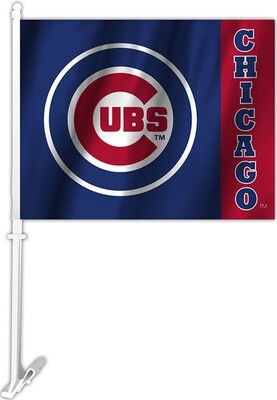 Chicago Cubs Bullseye Chicago Car Flag