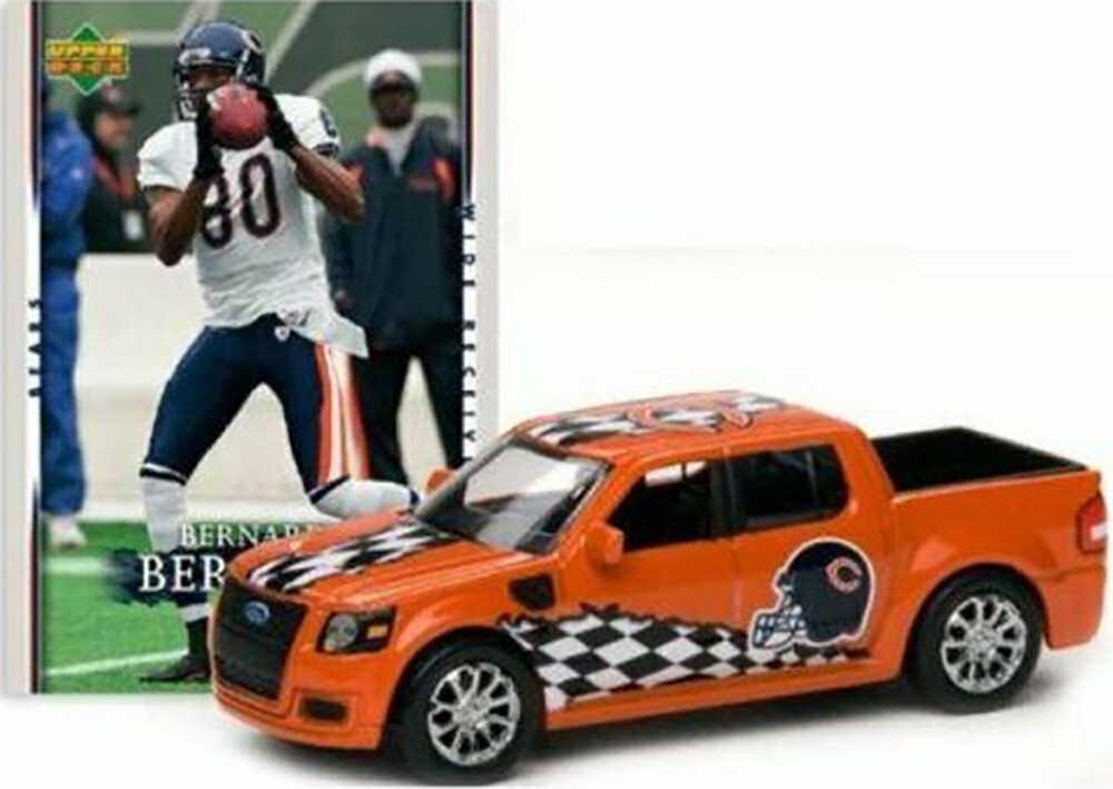 Chicago Bears Diecast Orange Ford SVT Bernard Berrian Rookie Card