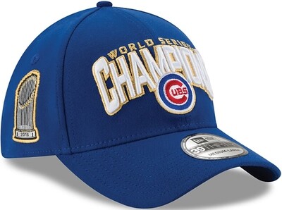 Cubs 2016 World Series Champions Flex Fit Hat Blue