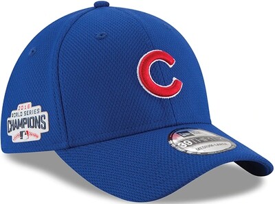 Cubs 2016 World Series Flex Fit Hat Patch Royal