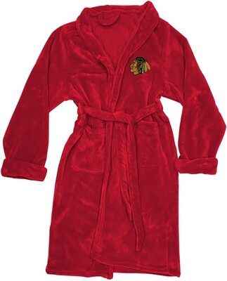 Chicago Blackhawks Silk Touch Bath Robe