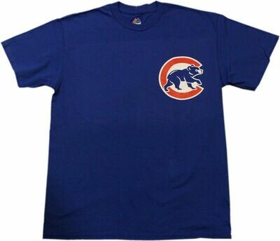 Chicago Cubs T-Shirt Walking Bear Left Chest