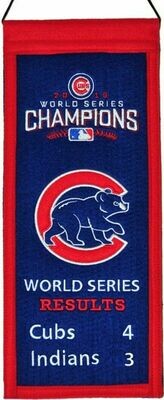 Chicago Cubs 2016 World Series Champions Mini Banner &quot;15 x 6&quot;