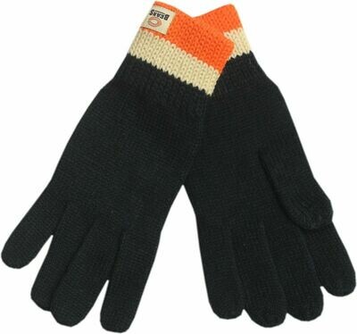 Chicago Bears Striped Knit Gloves
