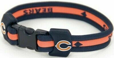Chicago Bears Bracelet Titanium Sport 8.5&quot; Team Logo
