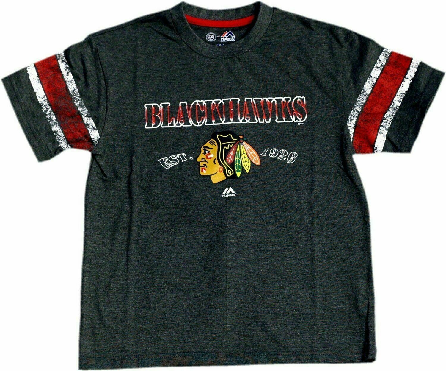 Chicago Blackhawks Youth T-Shirt Est. 1926, Size: Youth Small
