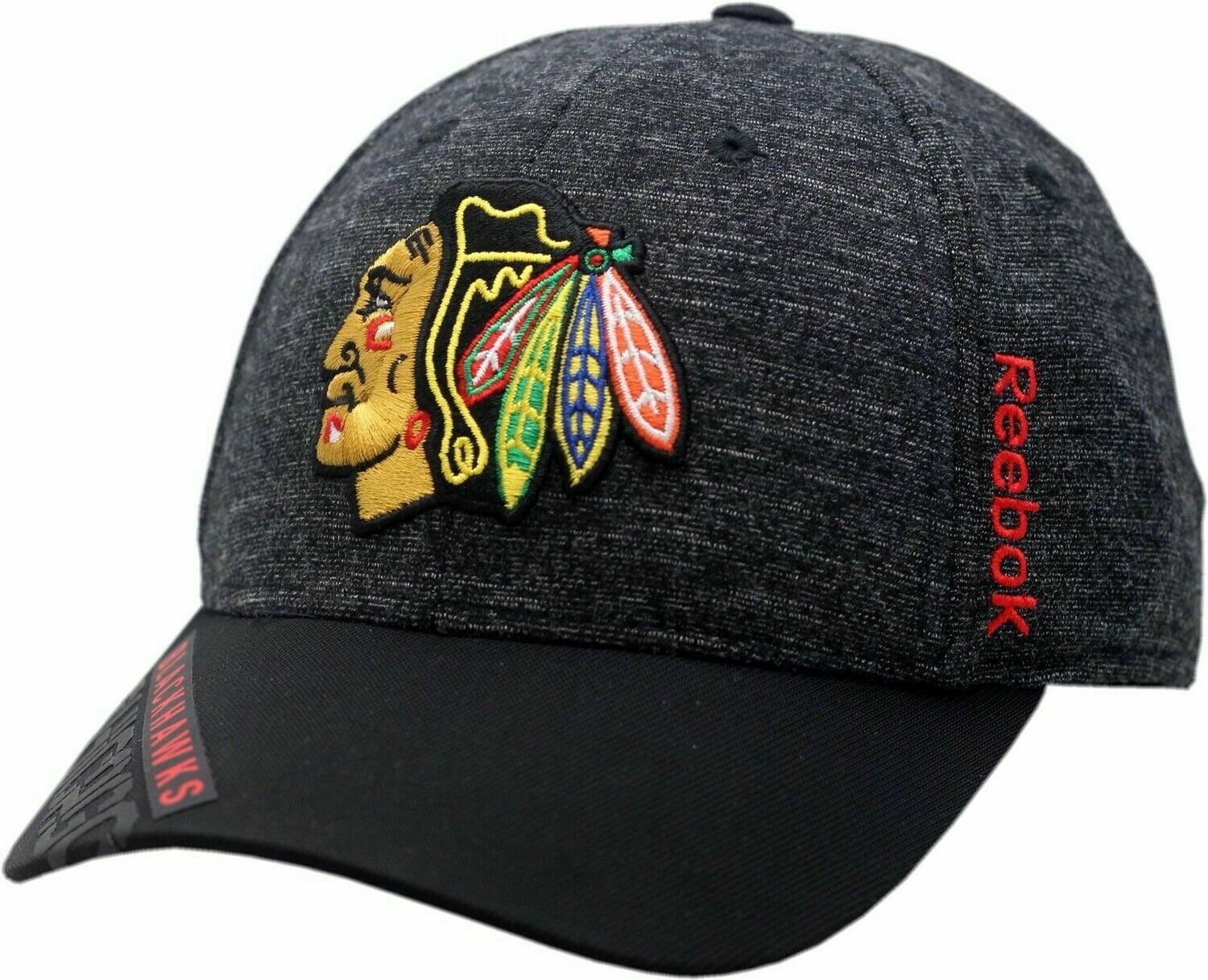Chicago Blackhawks Playoff Hat Flex Fit 2016 Structured, Size: S/M