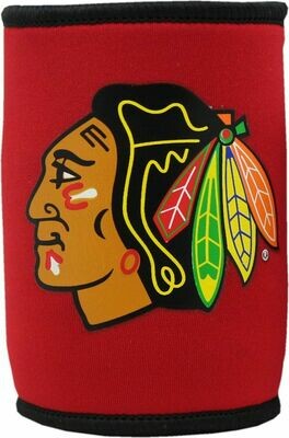 Chicago Blackhawks Can Cooler 2-Sided Indian Head Logo