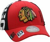 Chicago Blackhawks Hat Flex Fit Draft Structured Indian Head Logo, Size: S/M