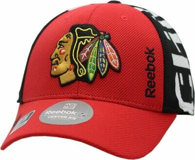 Chicago Blackhawks Hat Flex Fit Draft Structured Indian Head Logo