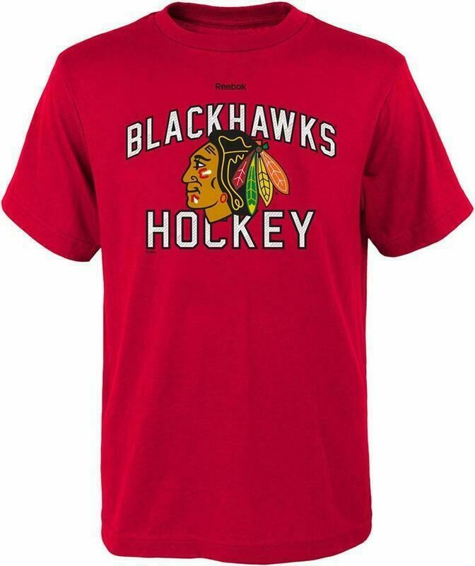 Chicago Blackhawks Youth T-Shirt Open Net, Size: Youth Small
