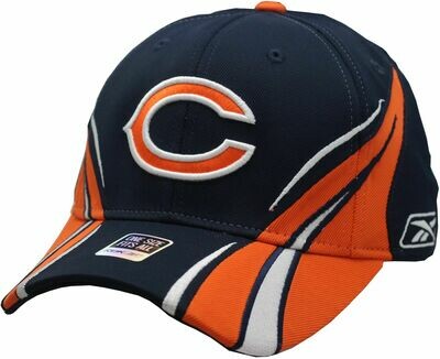 Chicago Bears Graphic Logo One Size Flex Fit Hat