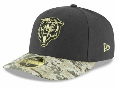 New Era Authentic Chicago Bears Mens NFL 2016 Salute to Service Fitted Hat