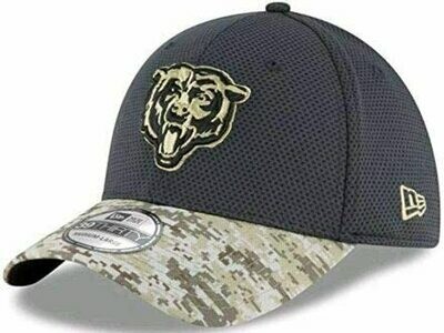 New Era Authentic Chicago Bears Mens NFL 2016 Salute to Service Flex Fit Hat