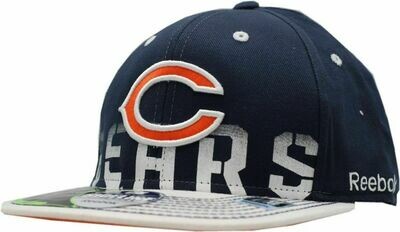 Chicago Bears NFL Reebok Sideline Flat Bill Flex Fit Hat