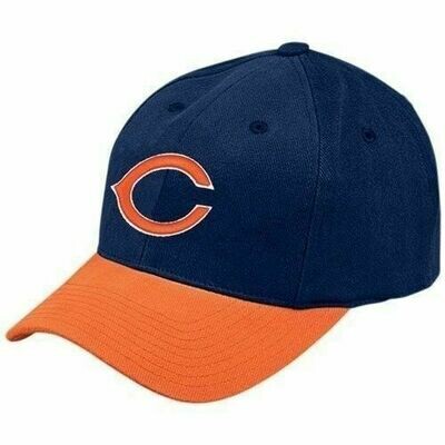 Chicago Bears NFL Youth Reebok Two Tone Adjustable Velcro Strap Cap