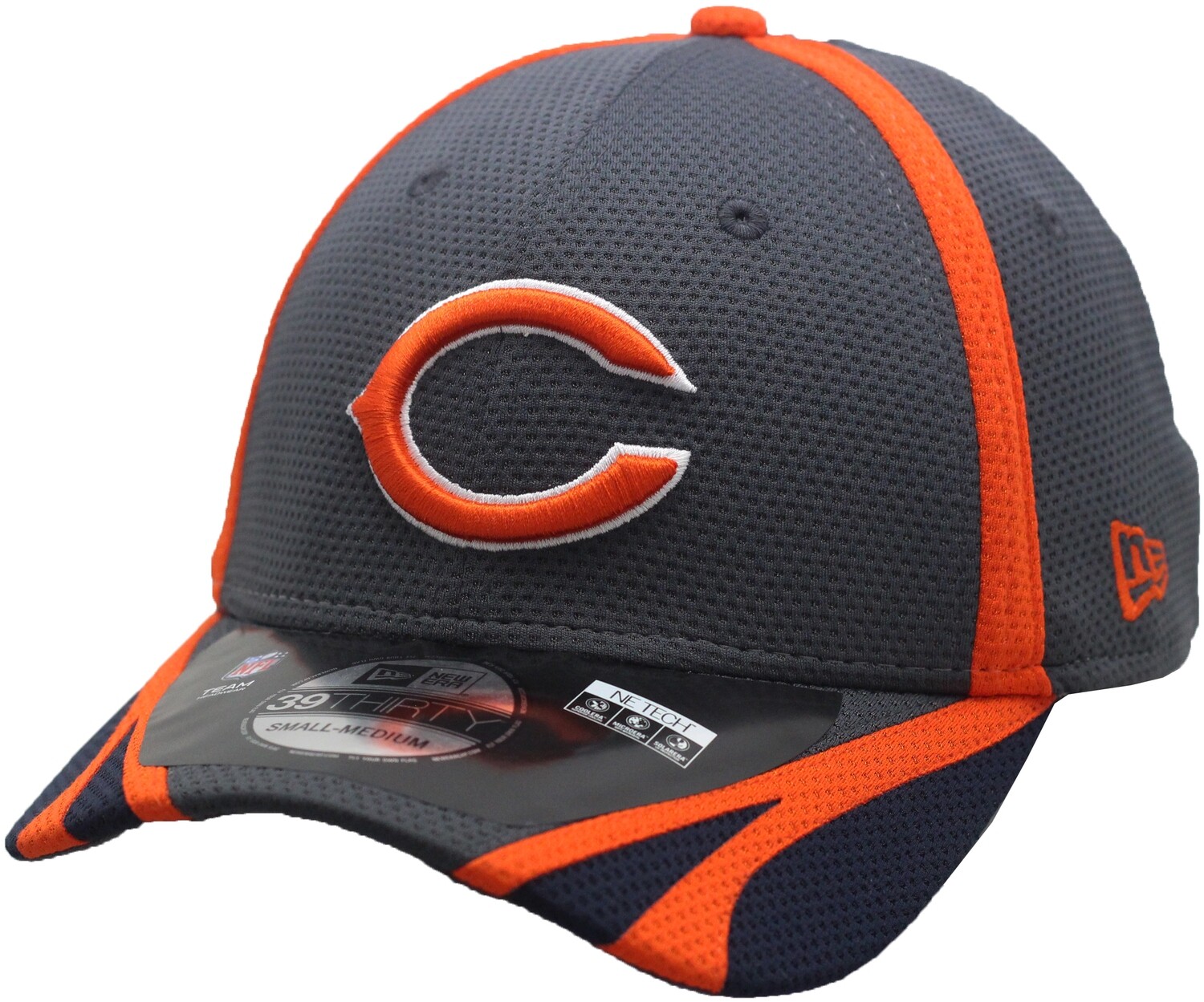 Chicago Bears 2014 Training Camp Flex Fit Hat Graphite, Size: S/M