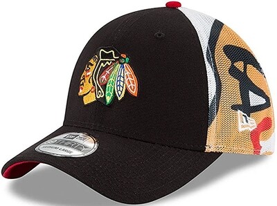 Chicago Blackhawks Wrapped Logo Flex Fit Hat