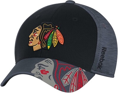 Chicago Blackhawks 2017 Playoff Structured Flex Fit Hat