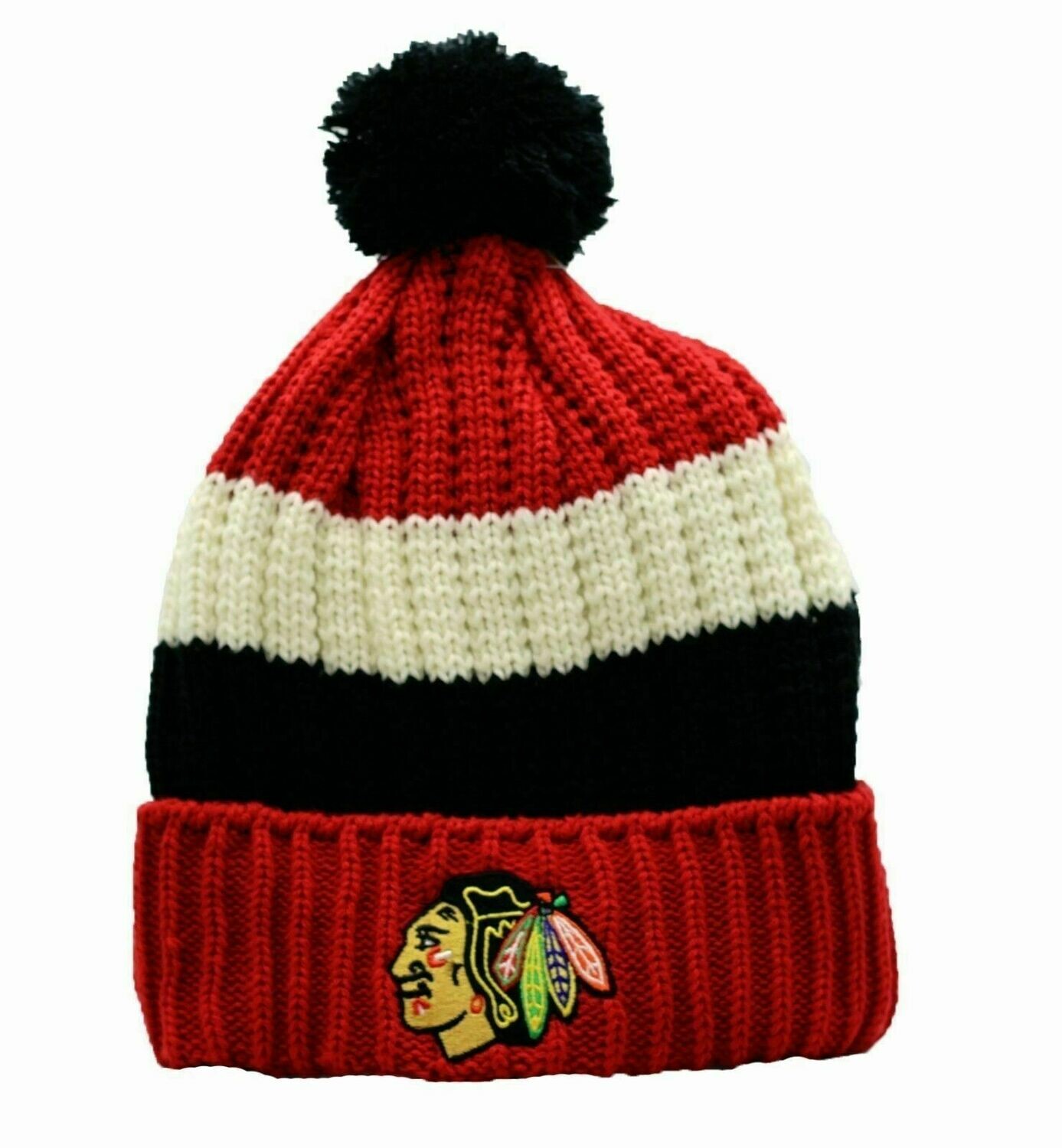 Chicago Blackhawks Slope Bulk Cuffed Knit