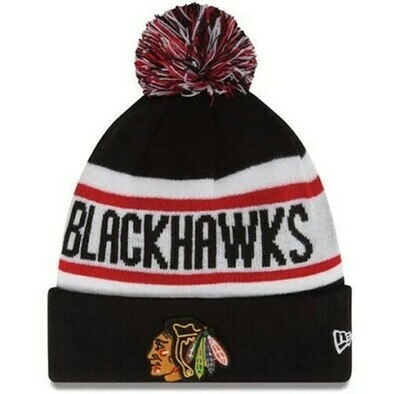 Chicago Blackhawks Biggest Fan Redux Knit Hat with Pom