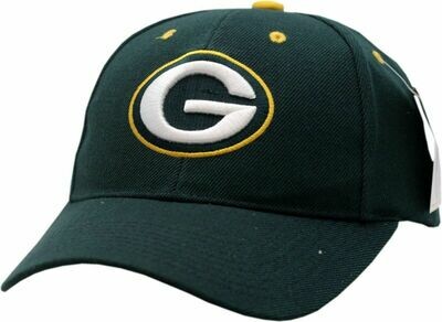 Green Bay Packers Wool Green/Yellow Adjustable Hat