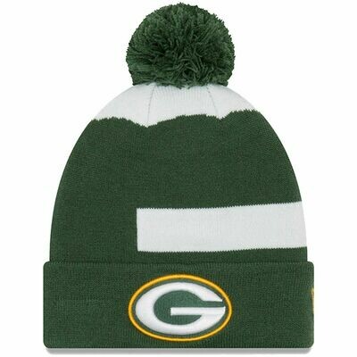 Green Bay Packers The Whiz 3 Pom Cuff Knit Hat