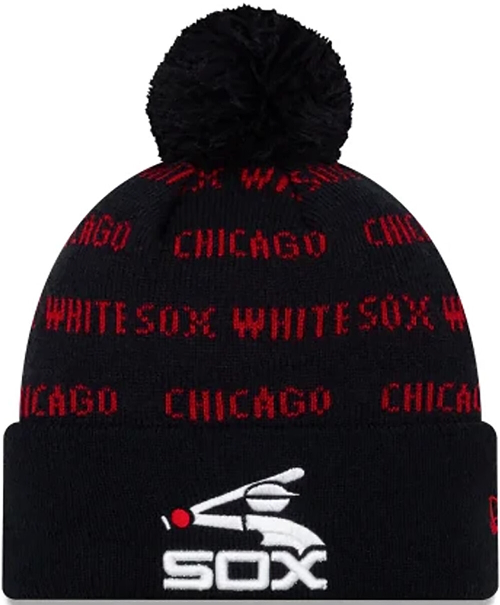 Chicago White Sox Repeat 83 Logo Cuffed Pom Knit Hat