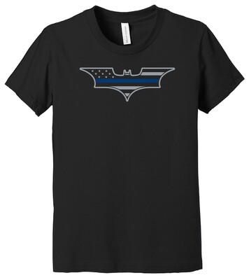 Thin Blue Line Batman Police T-Shirt