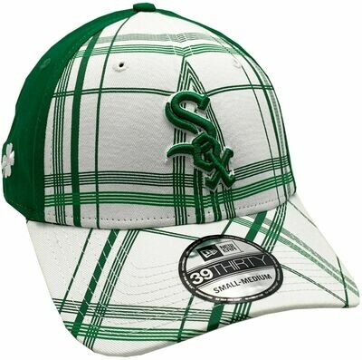 Chicago White Sox St. Patricks Day Plaidtastic Flex Fit Hat Green/White
