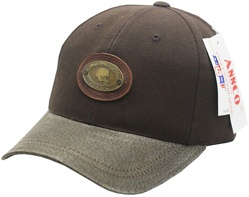 Cleveland Browns Hat Metal Stud Buckle Back