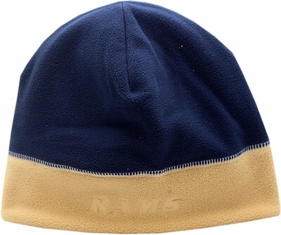 Los Angeles Rams Fleece Knit Hat Skull 2-Tone Logo