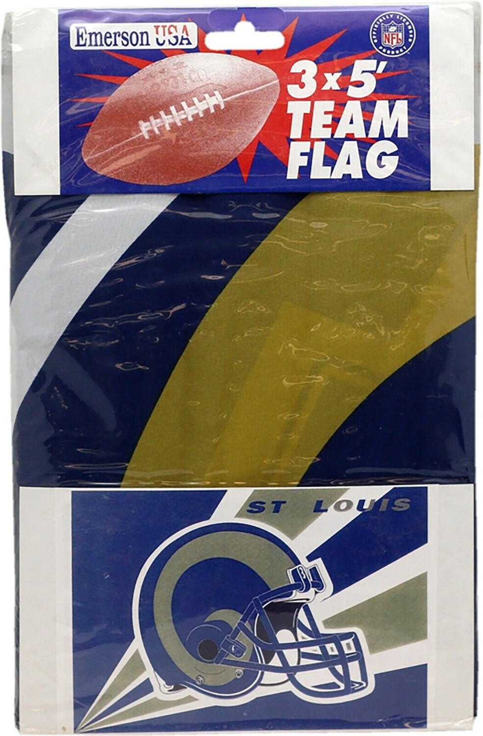 Los Angeles Rams 3 x 5 Flag Helmet Logo Flag