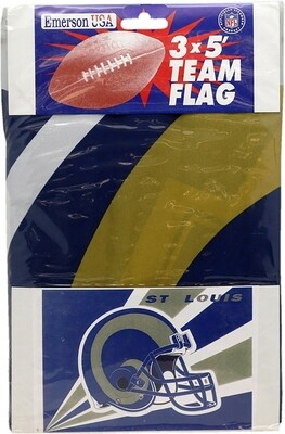 Los Angeles Rams 3 x 5 Flag Helmet Logo Flag
