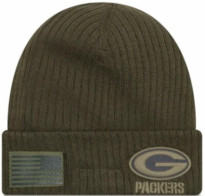 Green Bay Packers 2018 Salute To Service Sport Knit Hat