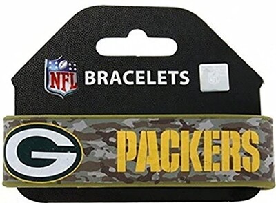 Green Bay Packers Came Wide Bracelet 2-Sided