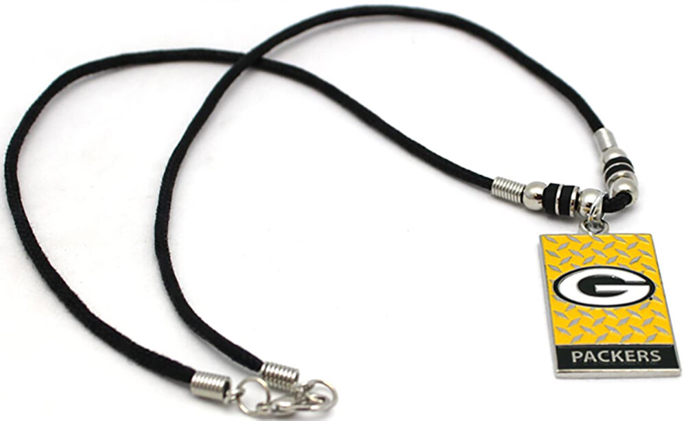 Green Bay Packers Necklace Rope Diamond Plate 20&quot;