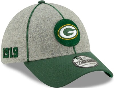 Green Bay Packers 2019 Sideline On Field Flex Fit Hat