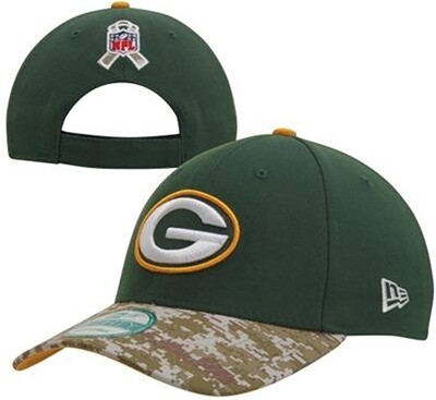 Green Bay Packers 2013 Salute To Service 9Forty Hat Adjustable