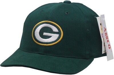 Green Bay Packers Youth Snapback Hat Replica Brushed Logo Block