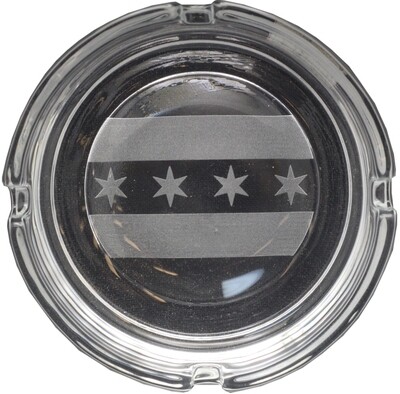 Chicago Flag Ash Tray
