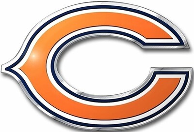 Chicago Bears Die Cut Color Automobile Emblem