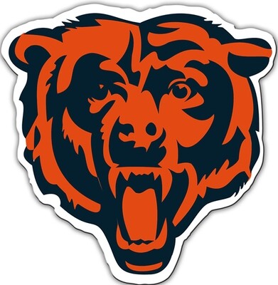Chicago Bears 12&quot; Face Magnet