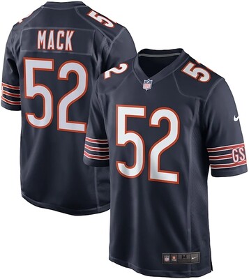 Chicago Bears Khalil Mack #52 Nike Navy Player Jersey