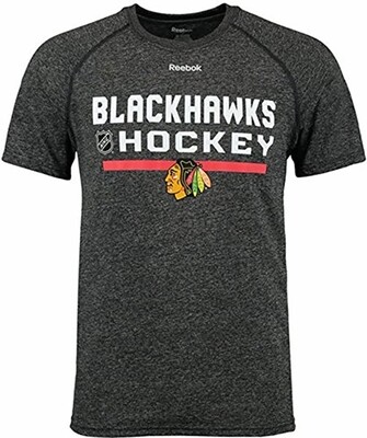Chicago Blackhawks Performance T-Shirt Center Ice Collection Play Dry