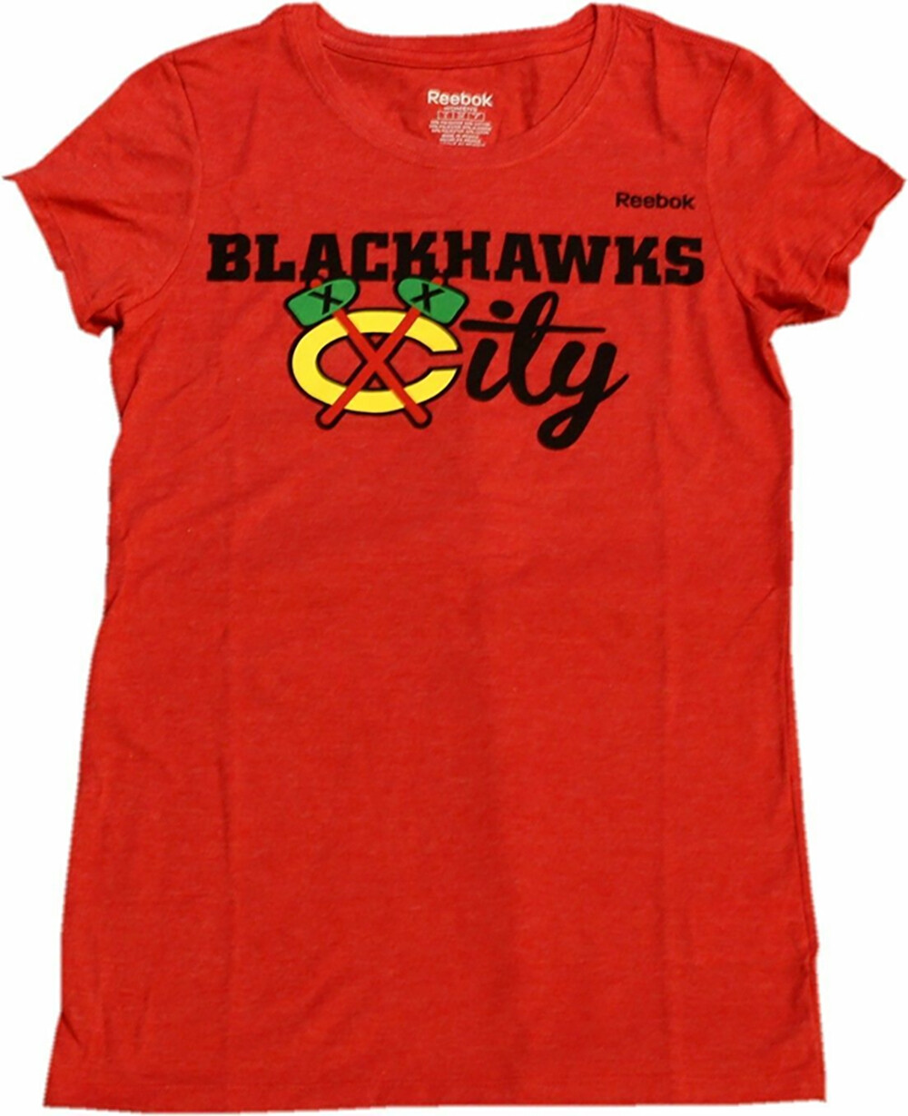 Chicago Blackhawks City Women&#39;s Crew Neck T-shirt